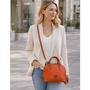 Dooney & Bourke Pebbled Leather Mini Satchel Crossbody